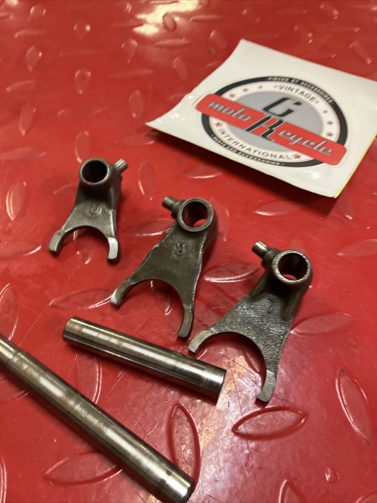 Honda CR80R 1990 transmission gearshift gear shift forks 2