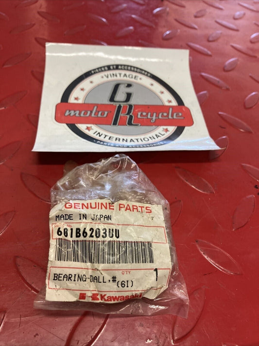 NOS KAWASAKI BALL BEARING 601B6203UU K11