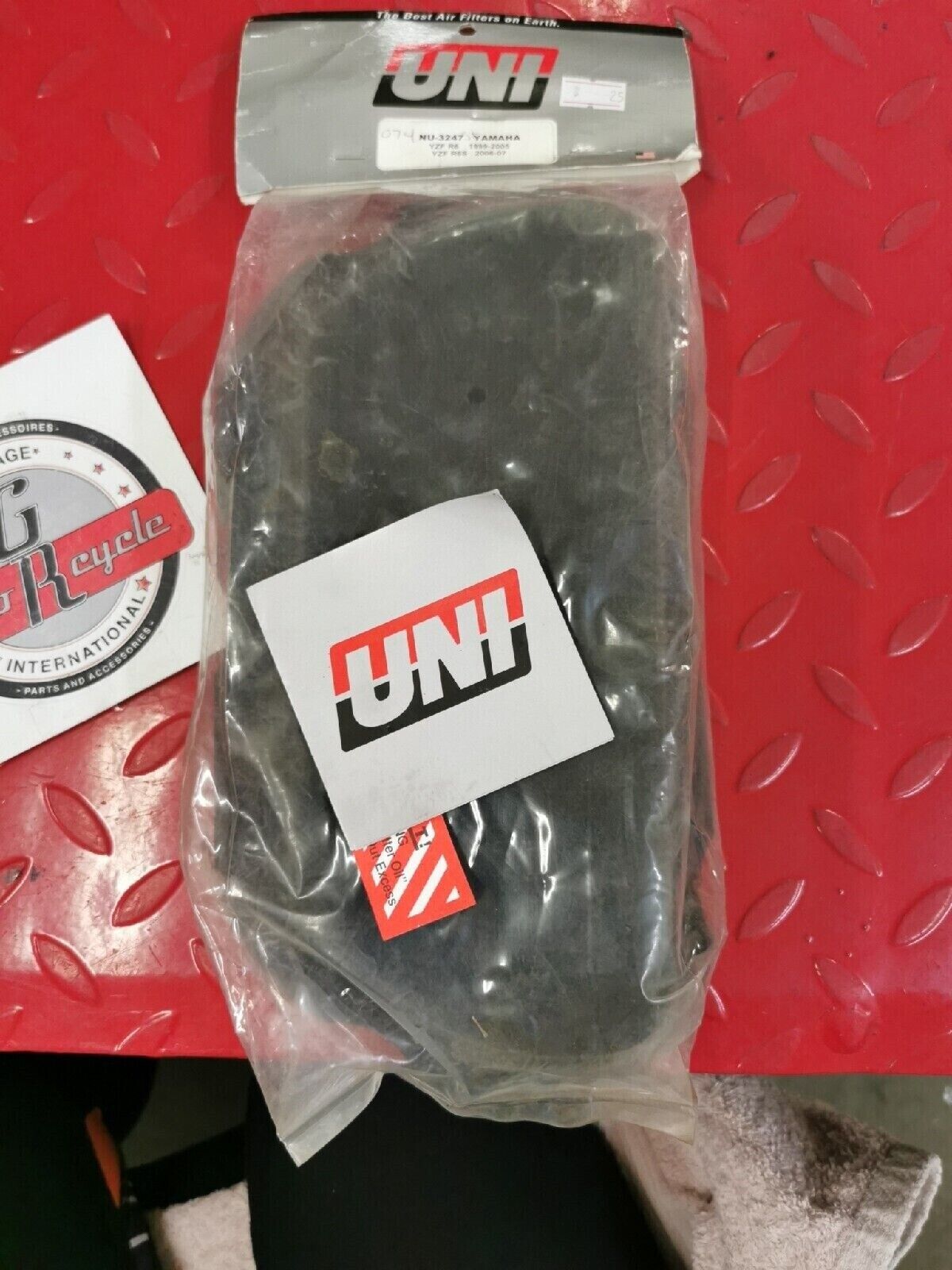 NOS Uni For Yamaha YZF R6 1999 - 2007 Uni Air Filter NU-3247 J9