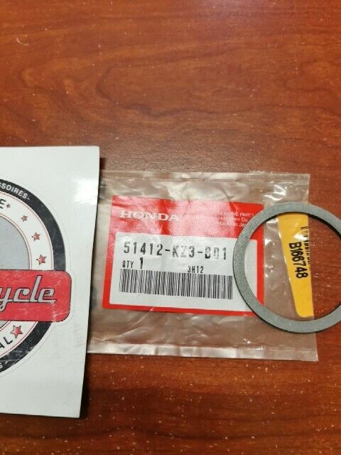 NOS Honda CR250R CRF250R CRF250X CRF450R FORK BACK UP RING 51412-KZ3-B01 H152