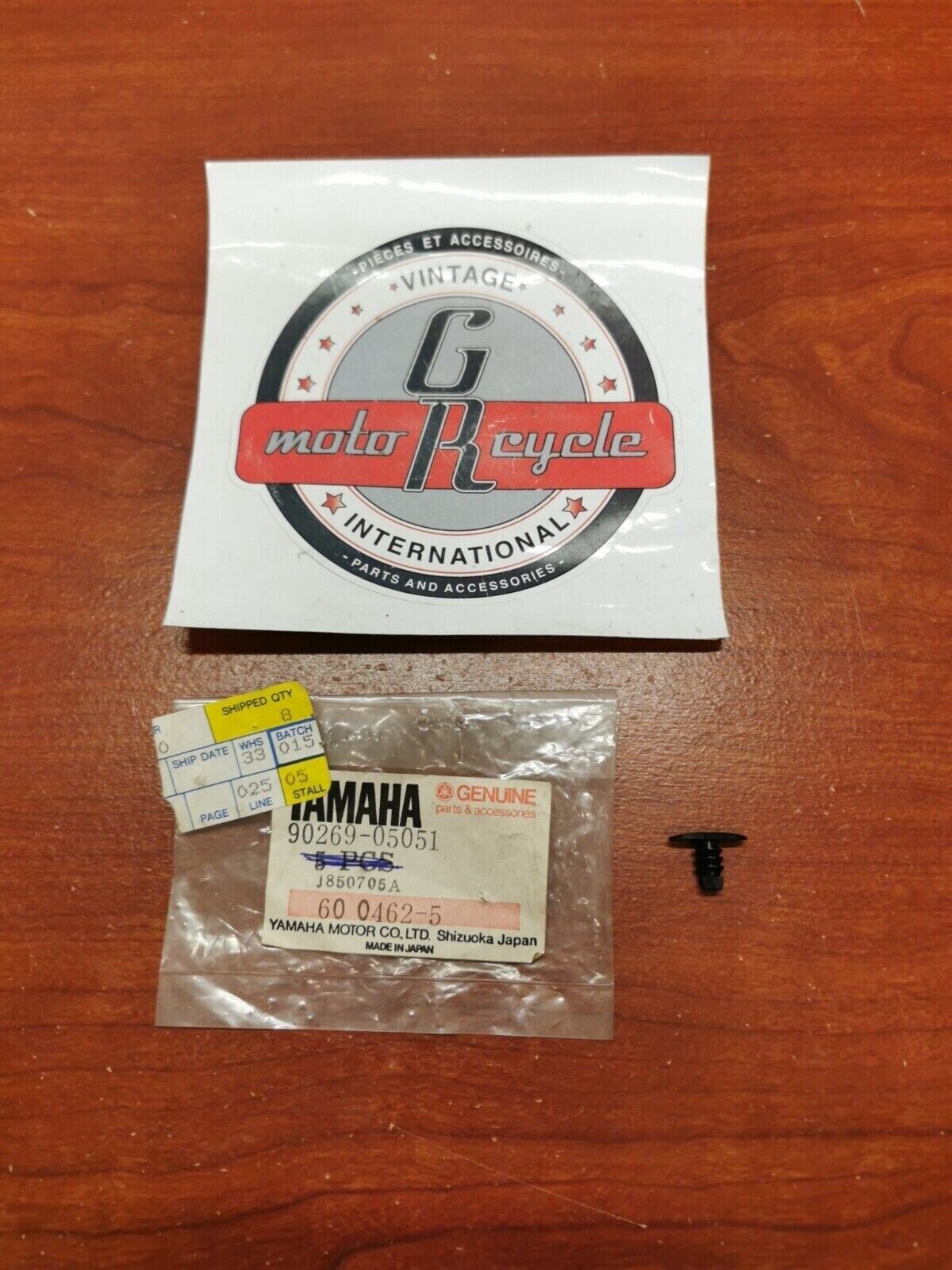 NOS Yamaha VK540 SR540 PZ500 XL540 VT500 RIVET 90269-05051-00 Y99