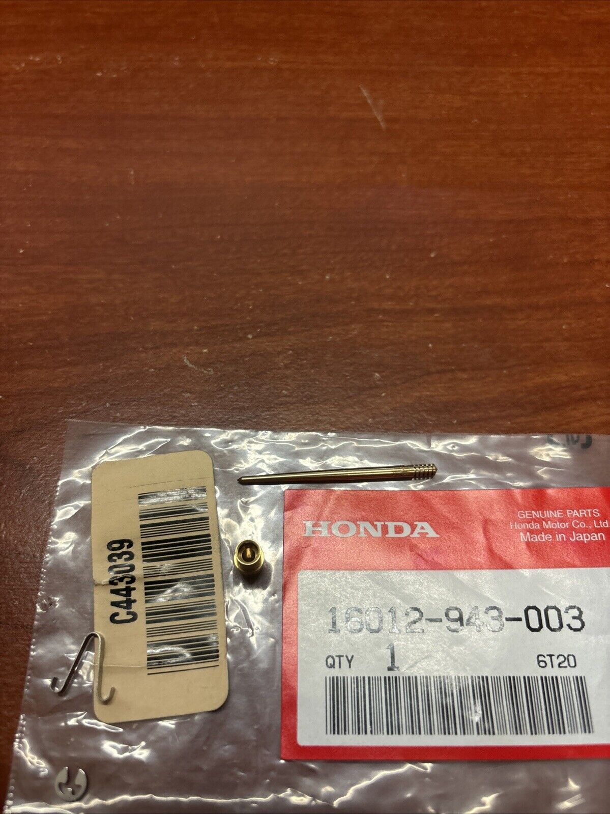 NOS Honda 1979 -1983 ATC110 NEEDLE JET SET 16012-943-003 H140