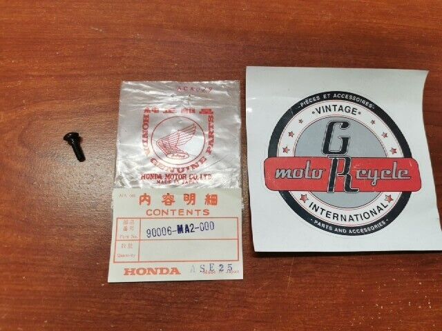 NOS Honda CB750F SCREEN SETTING SCREW 90006-MA2-000 H90