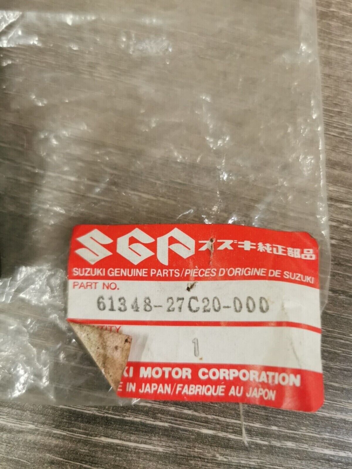 NOS SUZUKI RM125M RM250N RMX250T CHAIN GUIDE DEFENSE 61348-27C20 S23