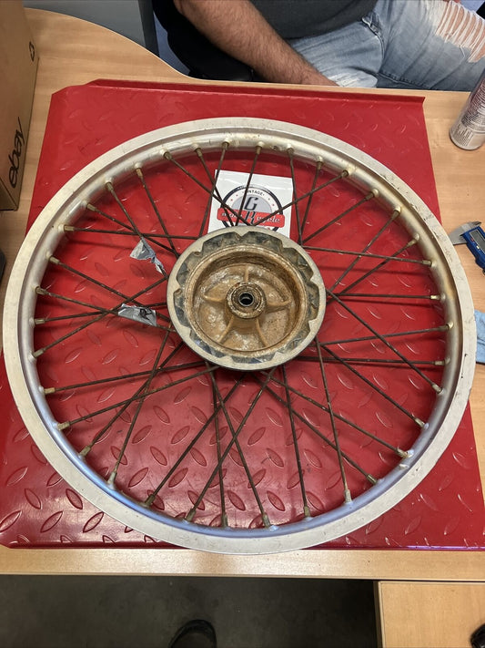 Suzuki RM125 1982 front wheel rim hub spoke 1981 2