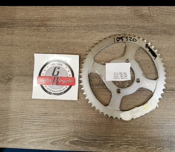NOS KIMPEX YAMAHA TTR125 TTR125E TTR125L REAR DRIVE SPROCKET 54T 105320 J59