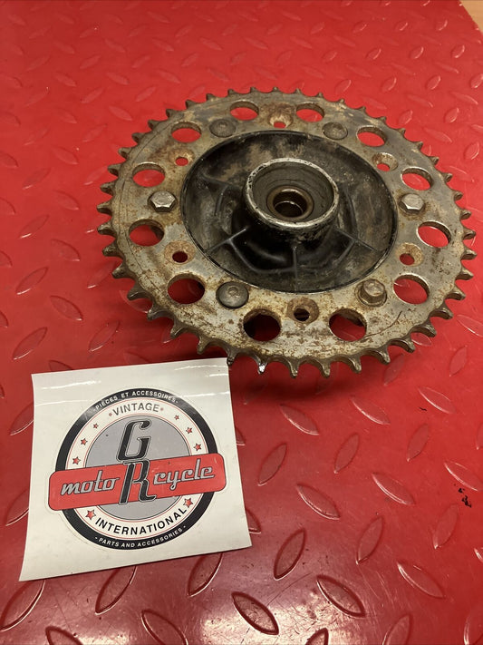 Honda XL600R 1986 Rear wheel hub final driven sprocket flange 1983 1984 1985 87