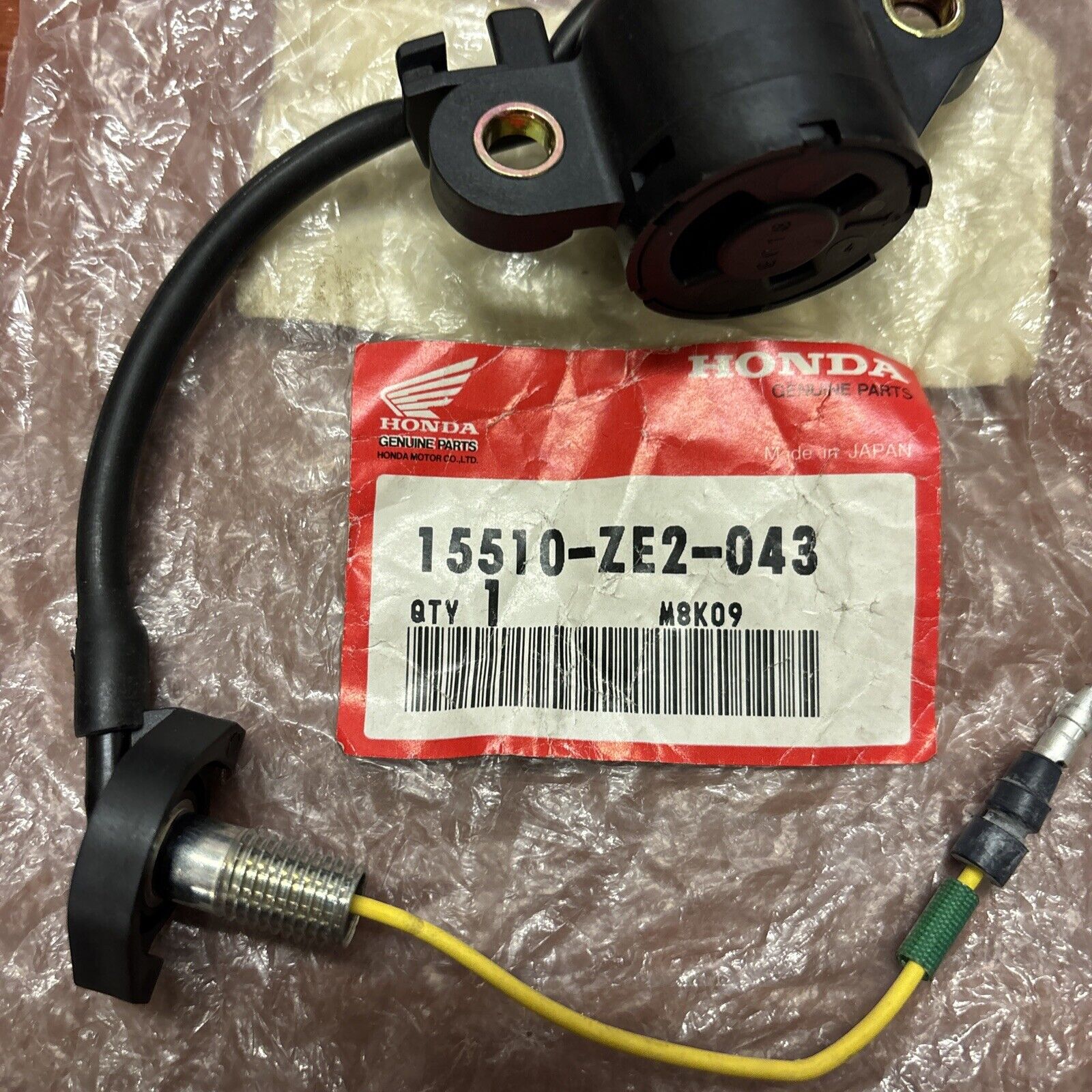 NOS Honda GX160 GX240 OIL LEVEL SWITCH 15510-ZE2-043 SUB 15510-ZE2-053 H153