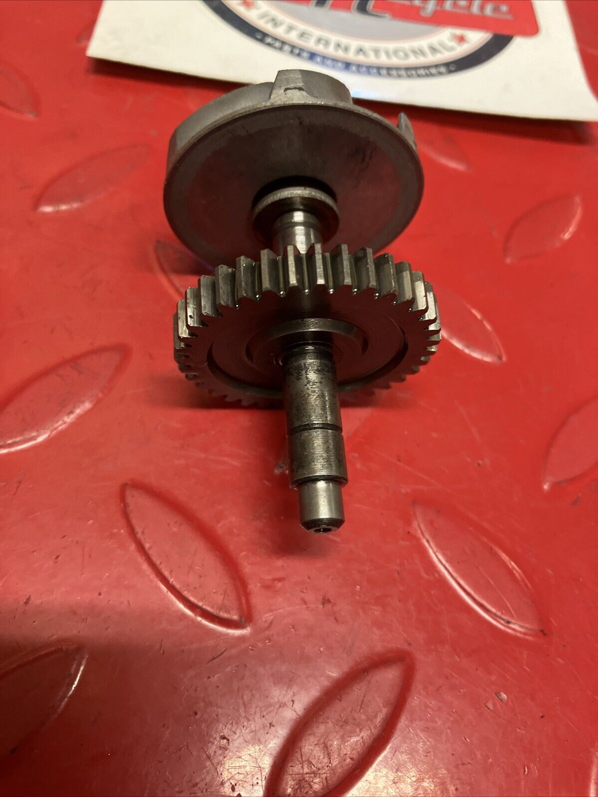 Kawasaki KX125 1987 Water pump water pump shaft gear impeller 1985 1986