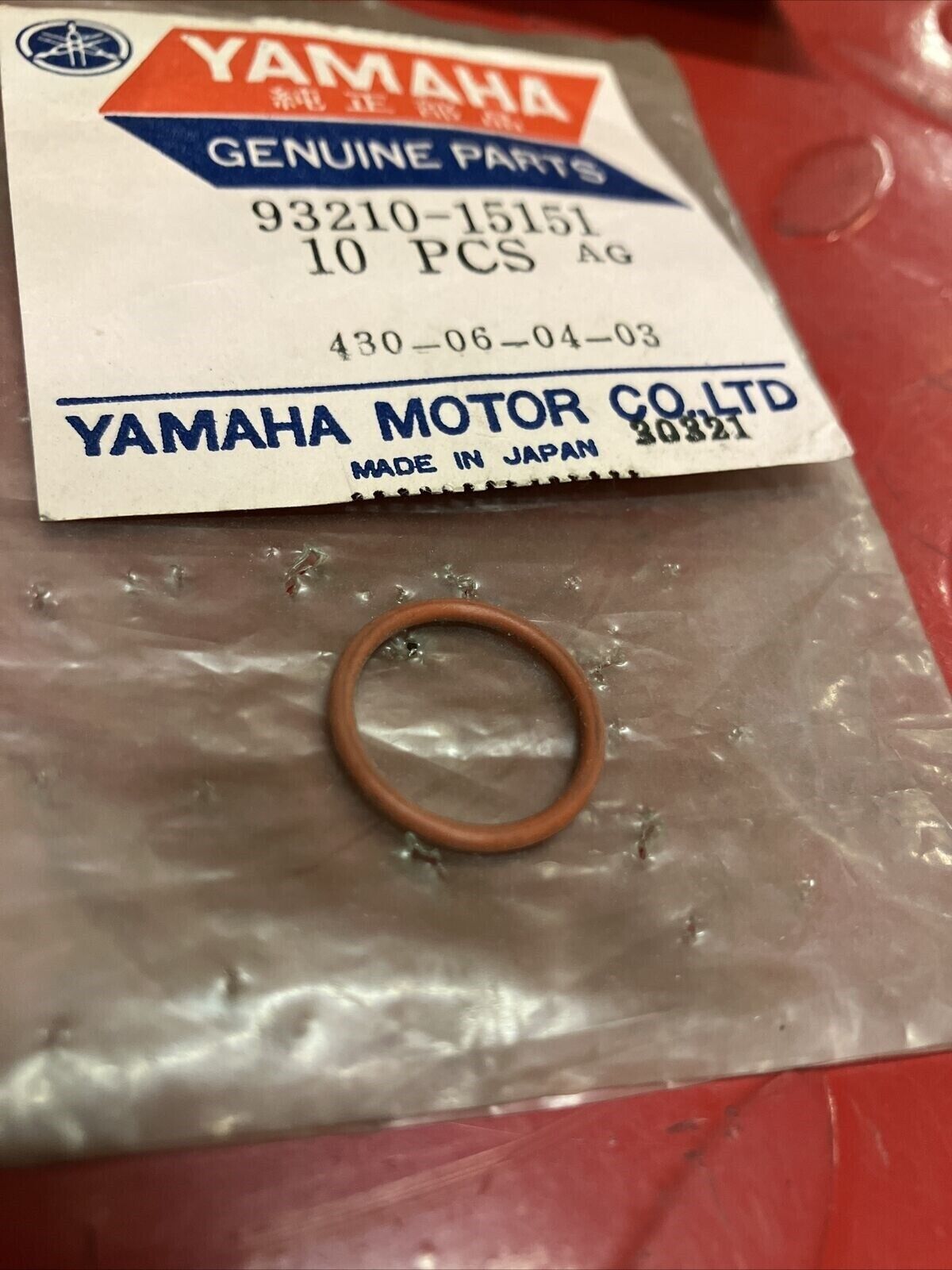 NOS YAMAHA O-RING 93210-15151-00 Y63
