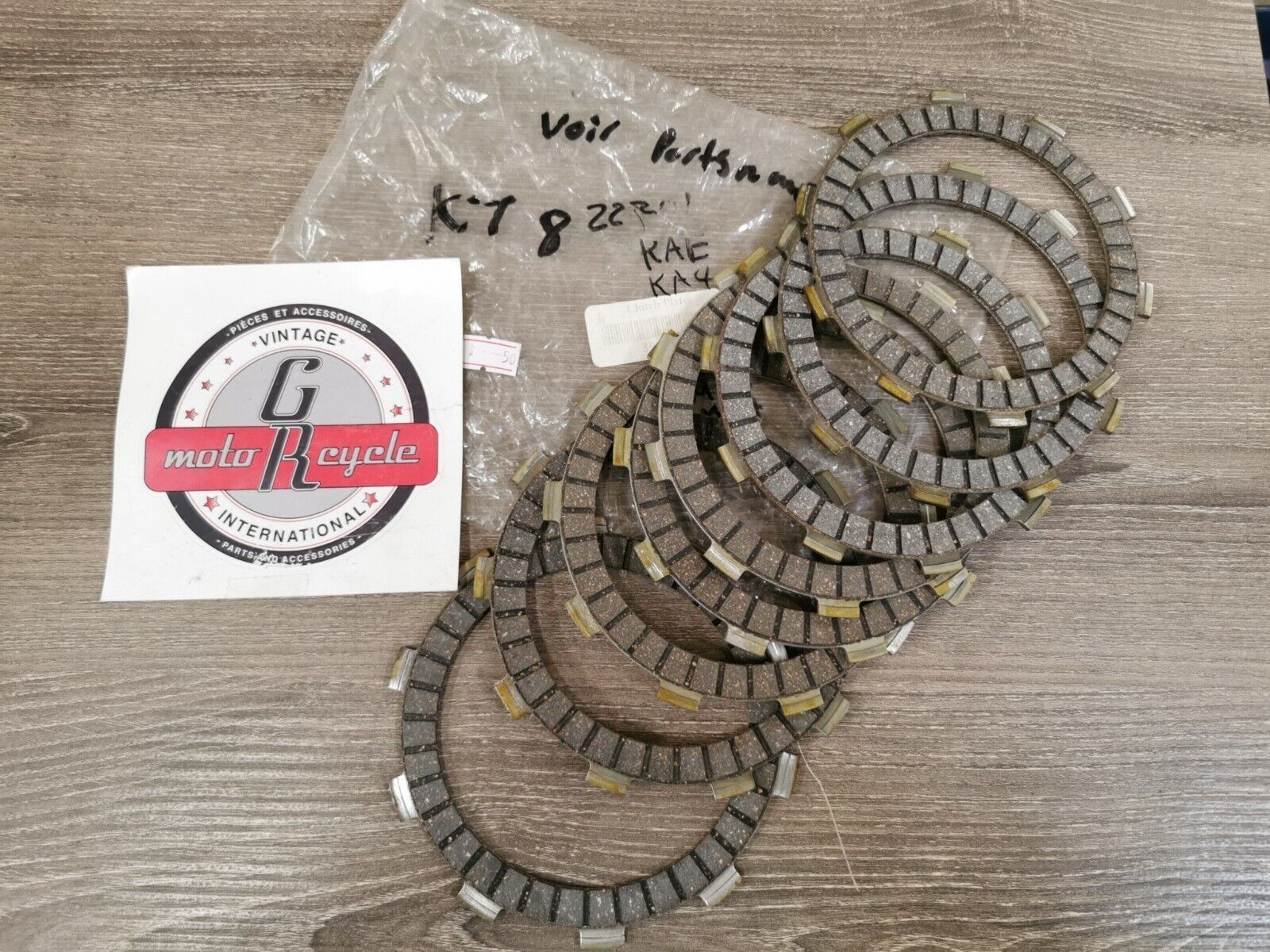 NOS Honda CBR600F VFR750F CR500R CRF450R CLUTCH DRIVE PLATE QTY 8 39-1111 J25