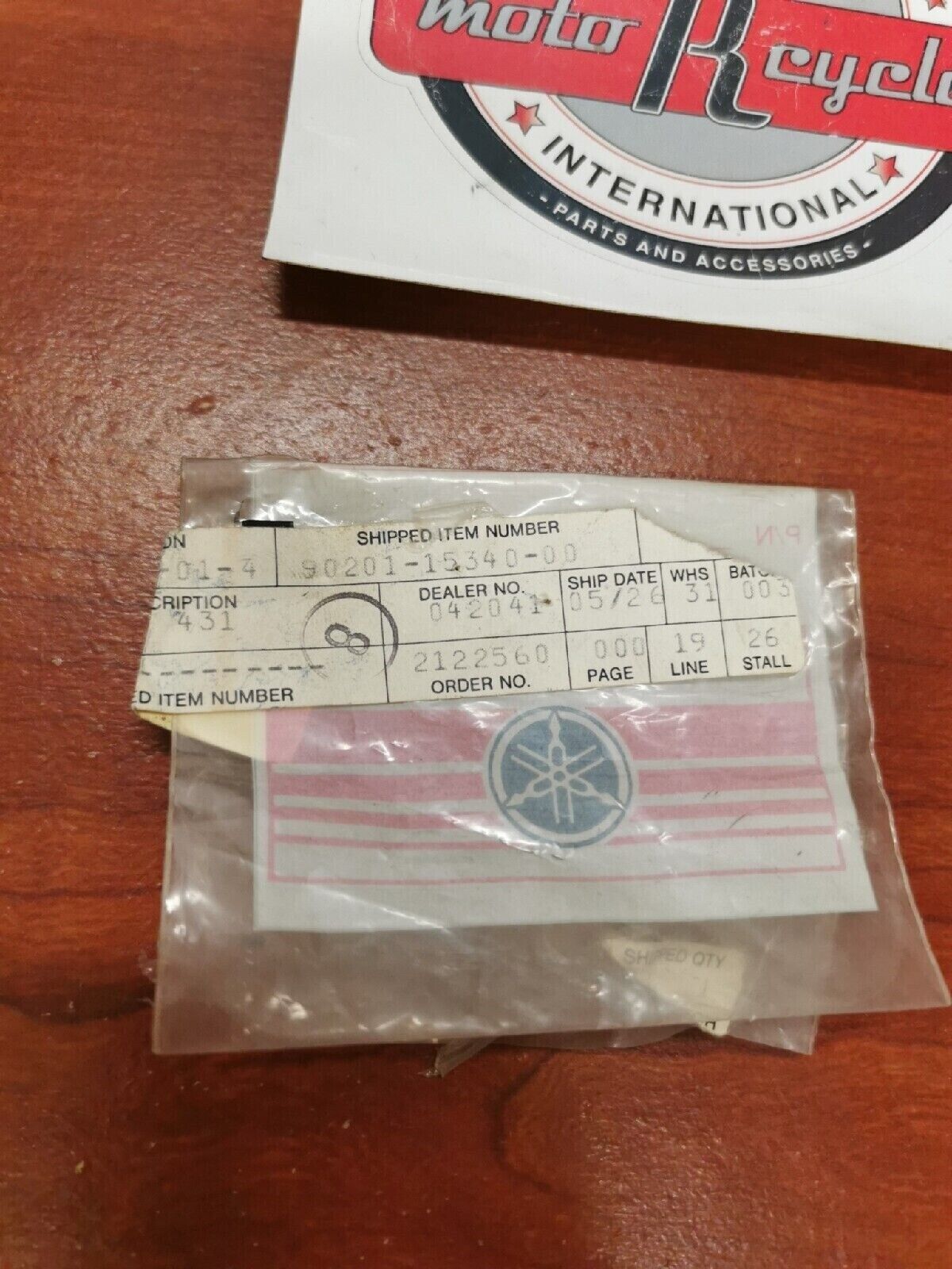 NOS Yamaha PLATE WASHER 90201-15340-00 SUB. 90201-153A1-00 Y72