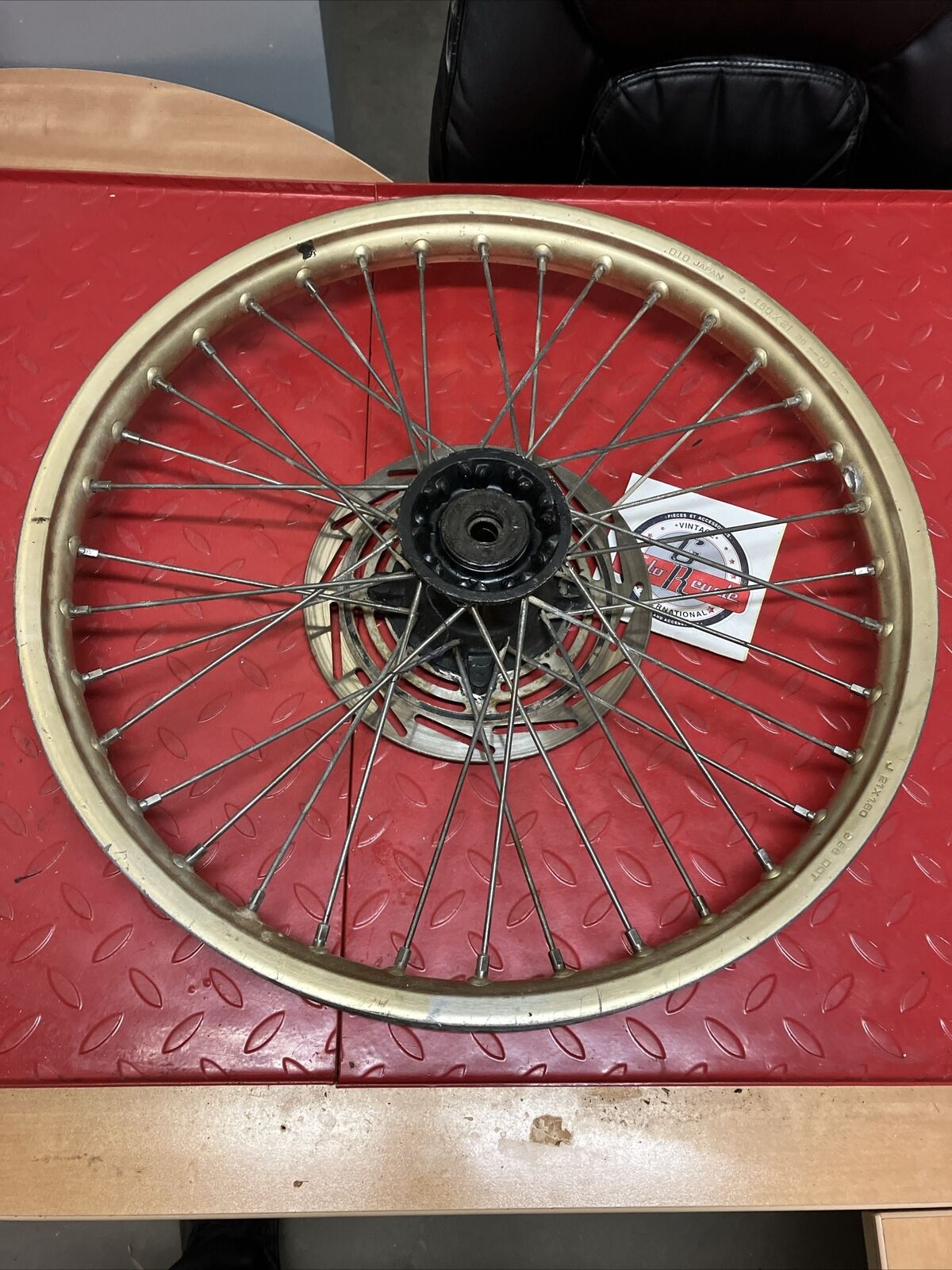 Honda CR125R 1987 Front wheel hub rim CR250R CR500R 1986
