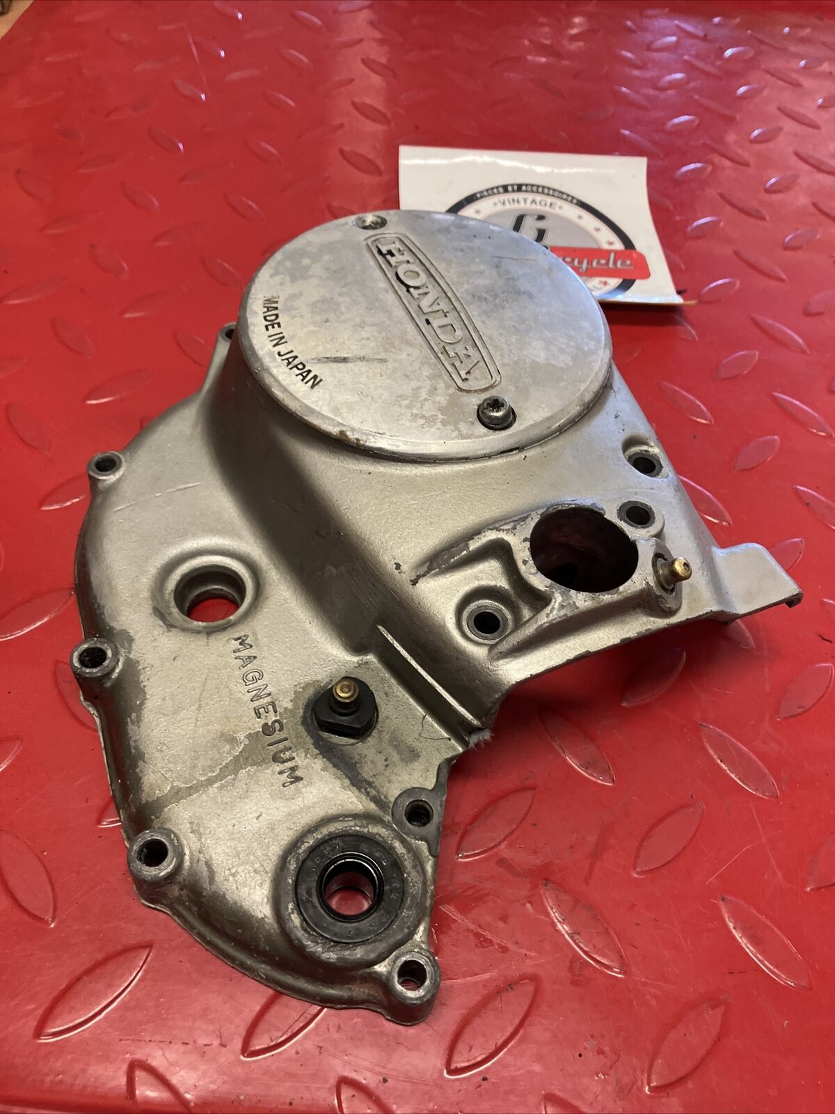 Honda XL175K3 1976 Left crankcase stator cover 1977 1978
