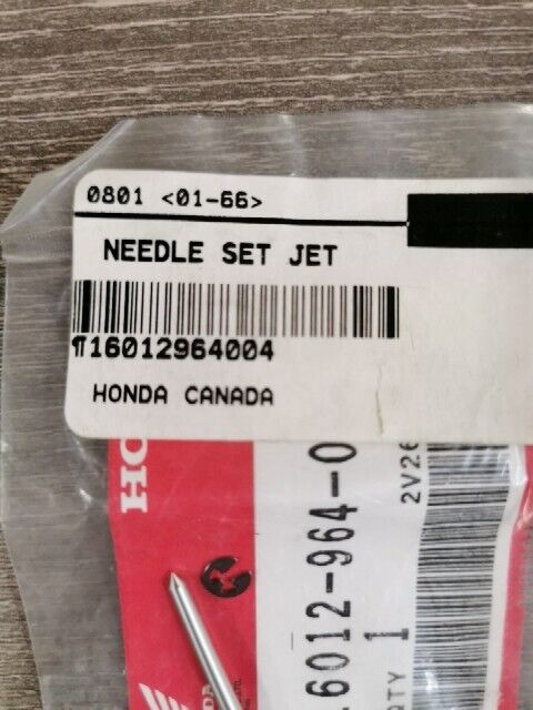 NOS HONDA ATC250R 1983 1984 Needle Set Jet 16012-964-004 H110