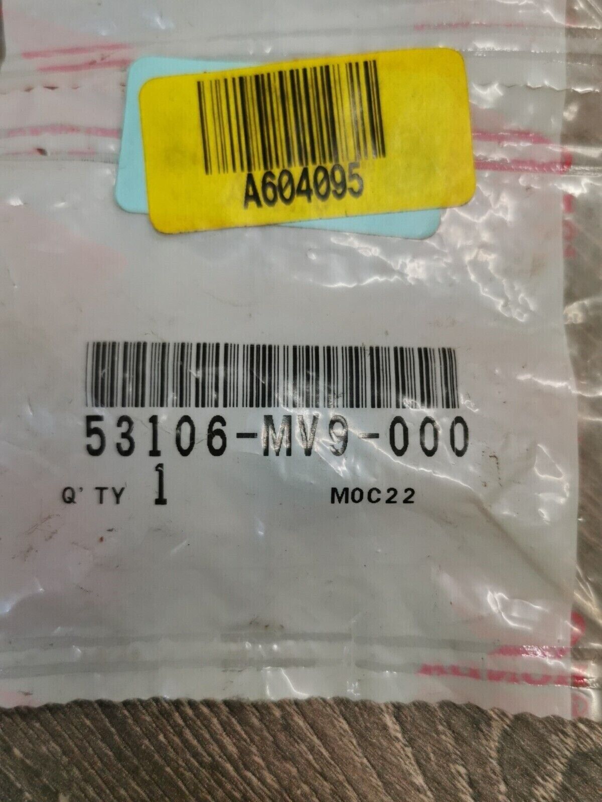 NOS HONDA CBR600F3 RUBBER 53106-MV9-000 H54