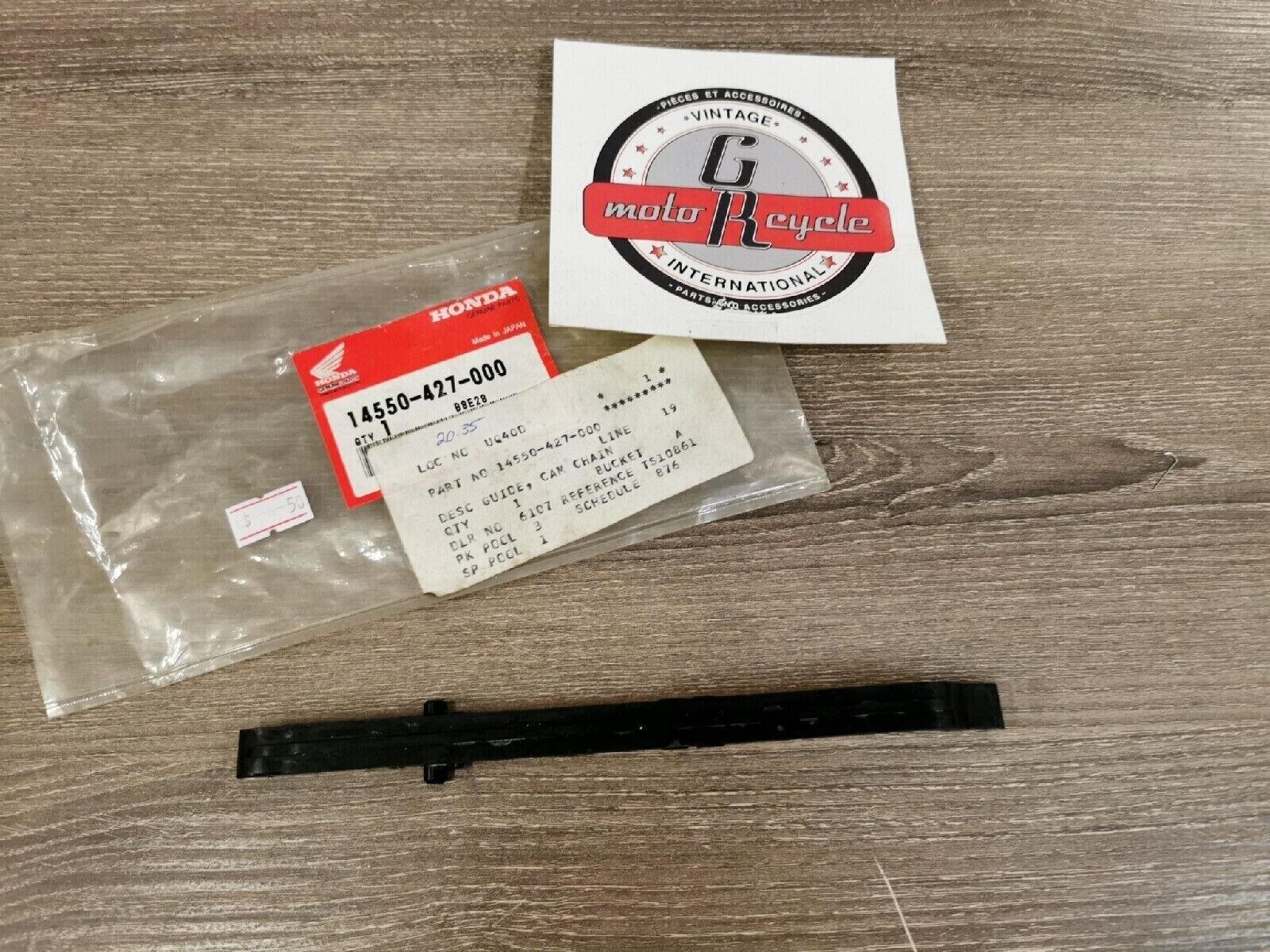 NOS HONDA XR200R XR185 ATC200 XL200 XL185  CAM CHAIN GUIDE 14550-427-000 H44