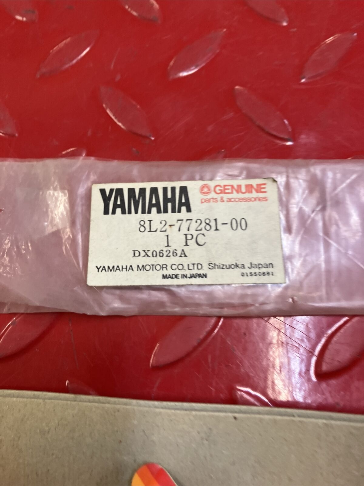 NOS Yamaha ET250 1981 DECAL STRIPE 1 8L2-77281-00-00 Y36