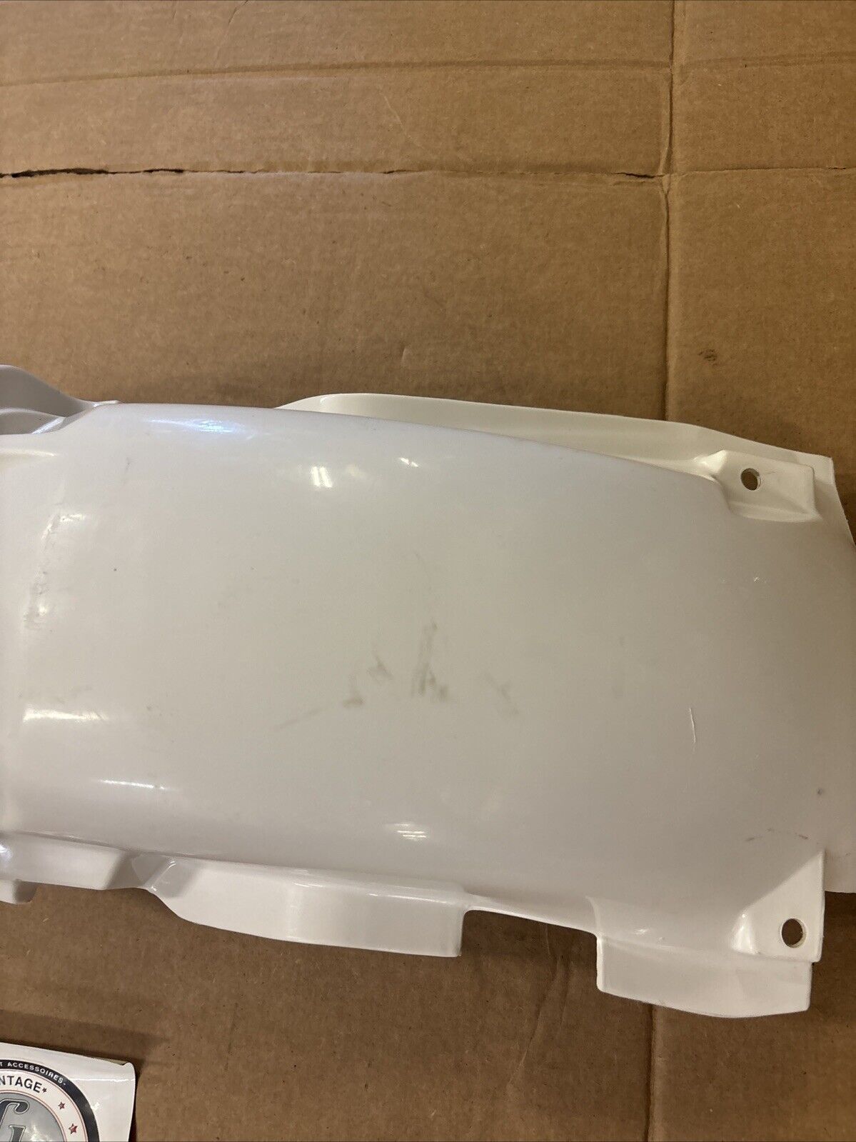 UFO PLAST 1996 - 2001 YZ125 YZ250 REAR FENDER WHITE YA02897-046