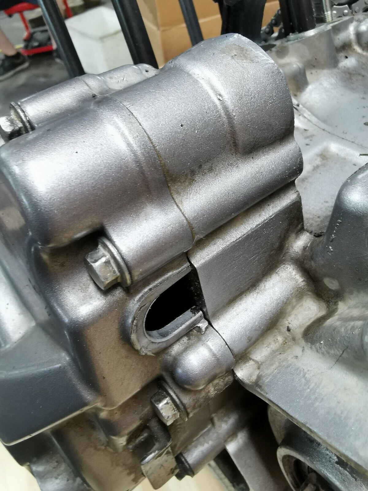 Honda CRF250L 2013 motor engine lower bottom end crankcase transmission