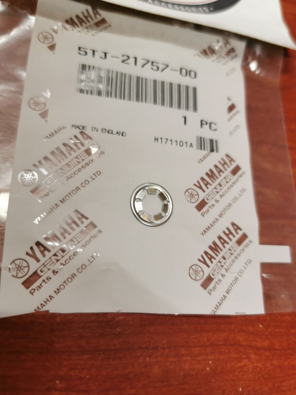 NOS Yamaha WR450 WR250 YZ450 YZ250 FX10 PZ50 WASHER 5TJ-21757-00-00 Y84