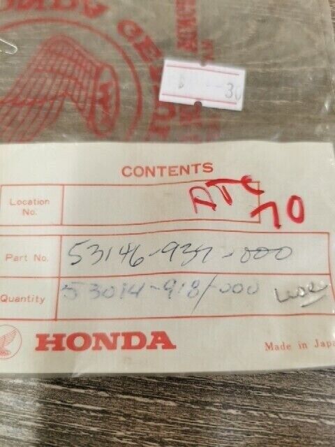 NOS HONDA ATC90 1973 - 1978 SPRING THROTLE LEVER 53146-937-000 H87