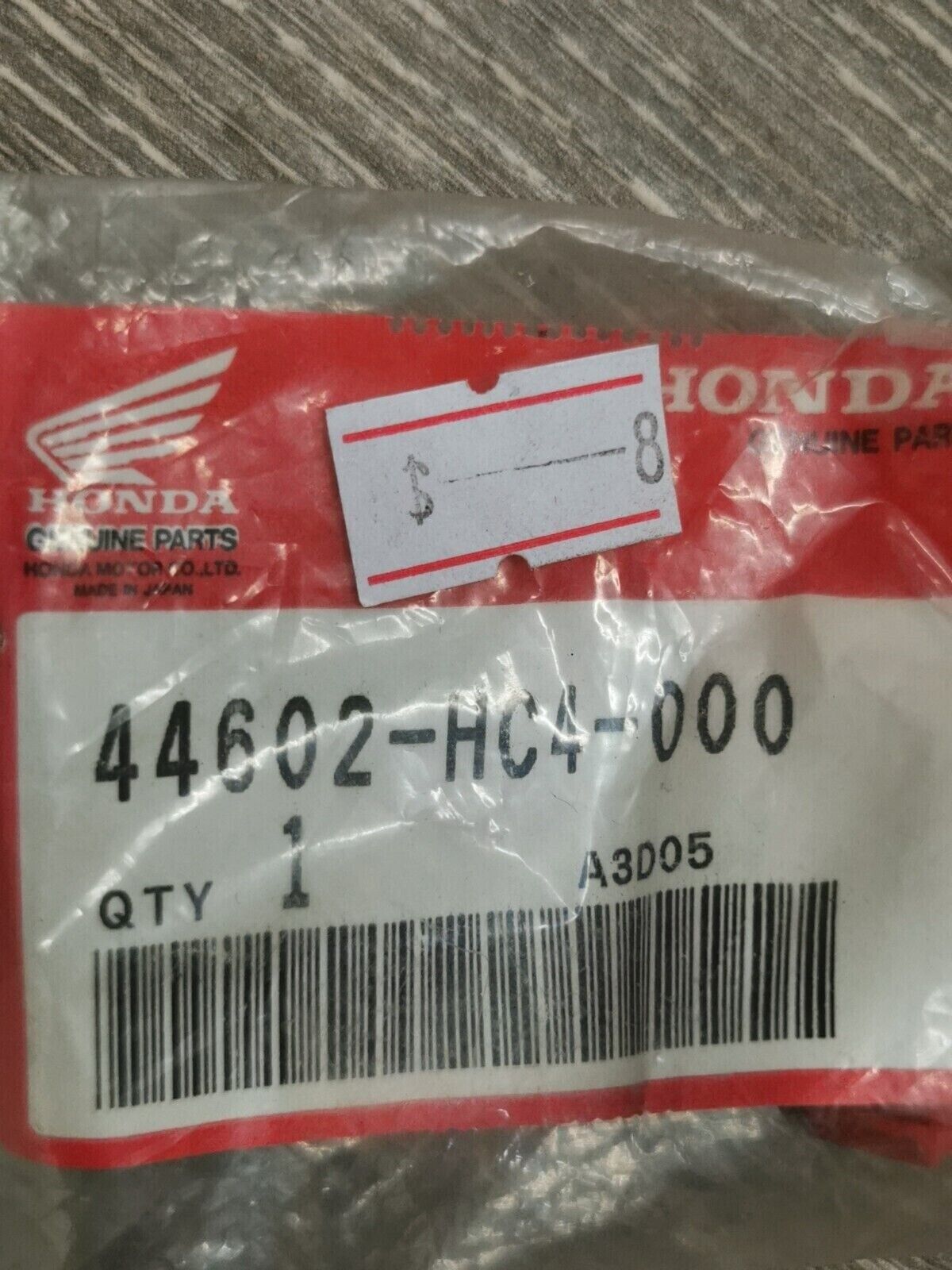 NOS HONDA TRX200D TRX250 TRX300 TRX300FW  PLUG  ADJUSTING HOLE 44602-HC4-000 H50