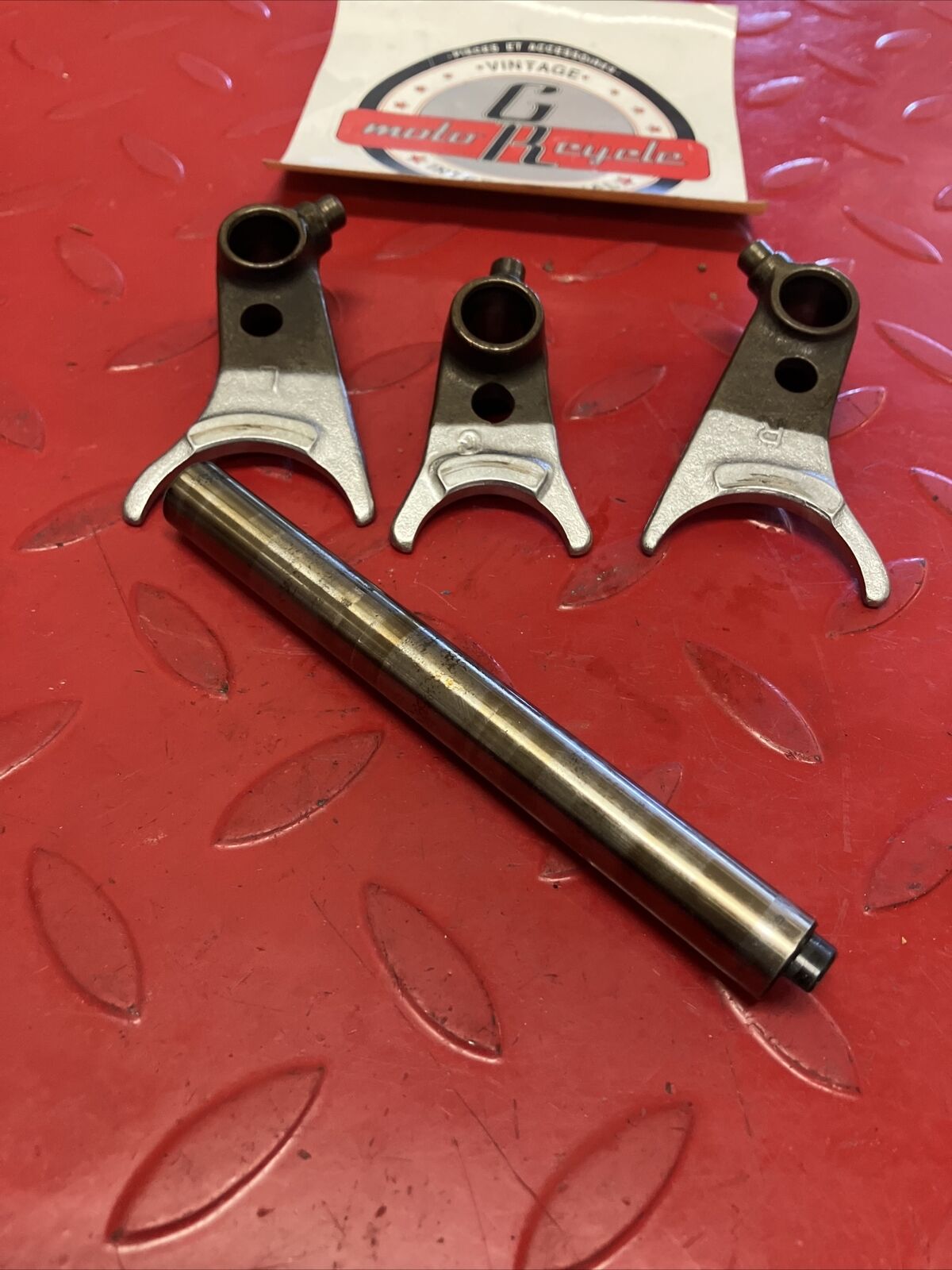 Honda XL350R 1986 transmission gearshift gear shift forks left right center