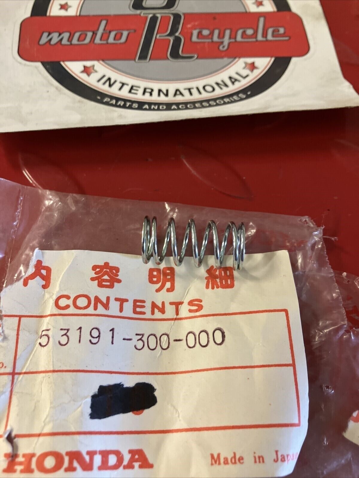 NOS HONDA CB350 CB360 CB500 CB750 SPRING THROTTLE ADJUSTING 53191-300-000 H24