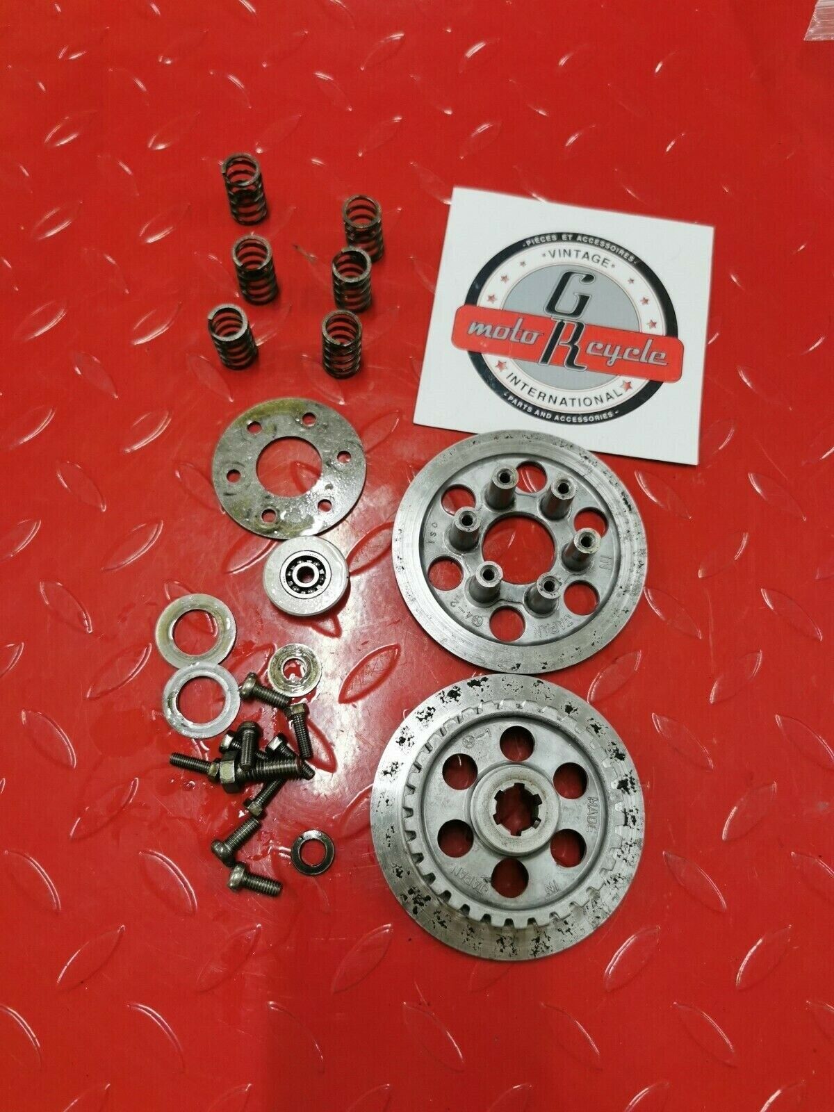 Kawasaki KX80 1979 clutch hub pressure plate 13081-1028 13086-1002