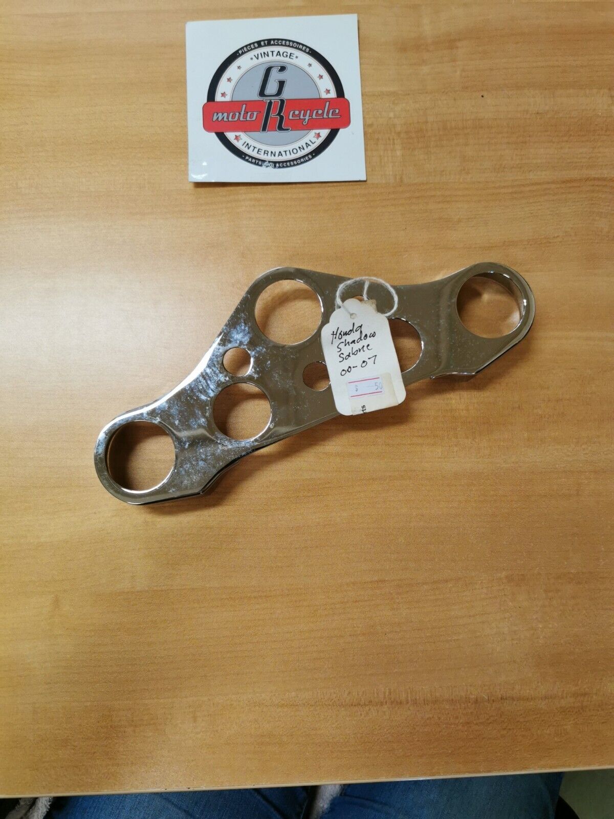 NOS HONDA VT1100 SHADOW   2000 - 2007  CHROME TRPL CLMP CVR  08P54-MCK-A00  H29