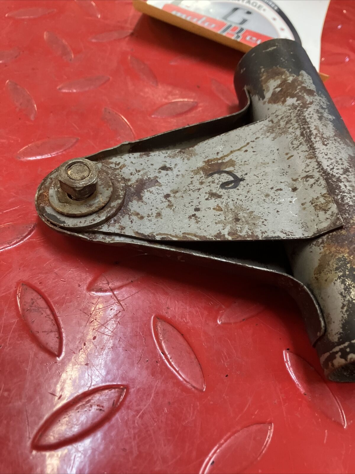 Yamaha RD400 1977 Left fork upper cover headlight bracket 1976 1978 2