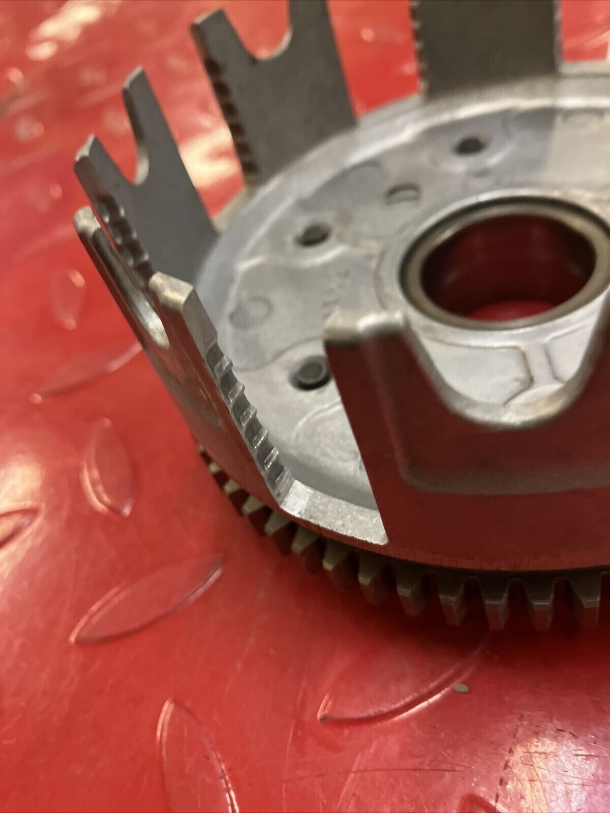 Kawasaki KX80 2000 clutch basket and pressure plate 1998 1999