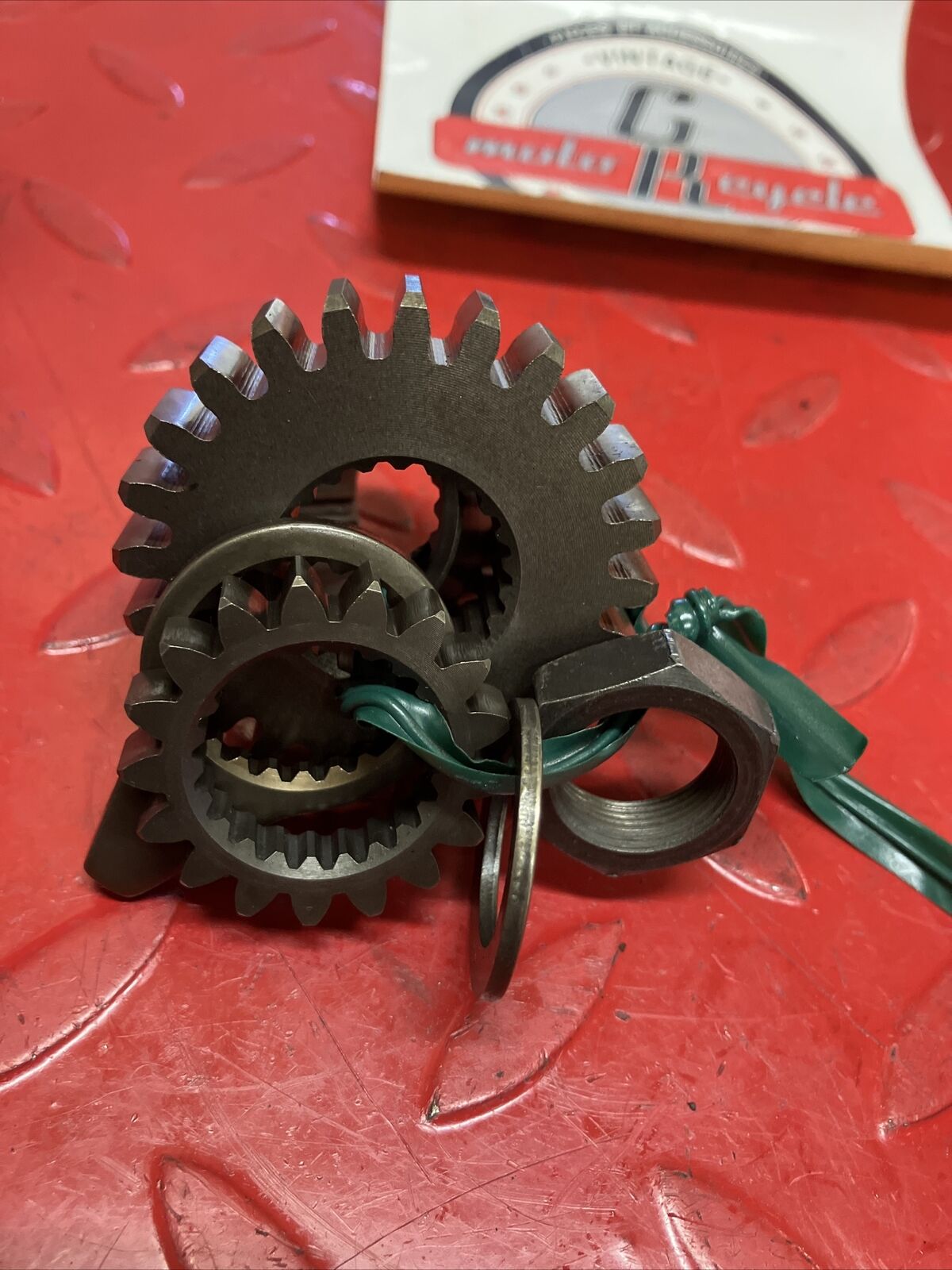 Honda XL350R 1984 crankshaft oil pump primary drive gear timing sprocket rotor
