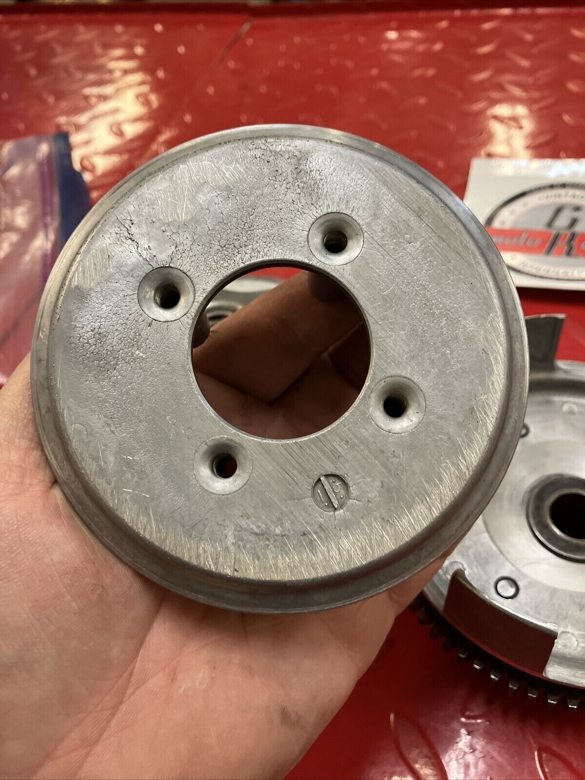 Honda CR80R 1990 complete clutch basket hub pressure plate 22100-GC4-600