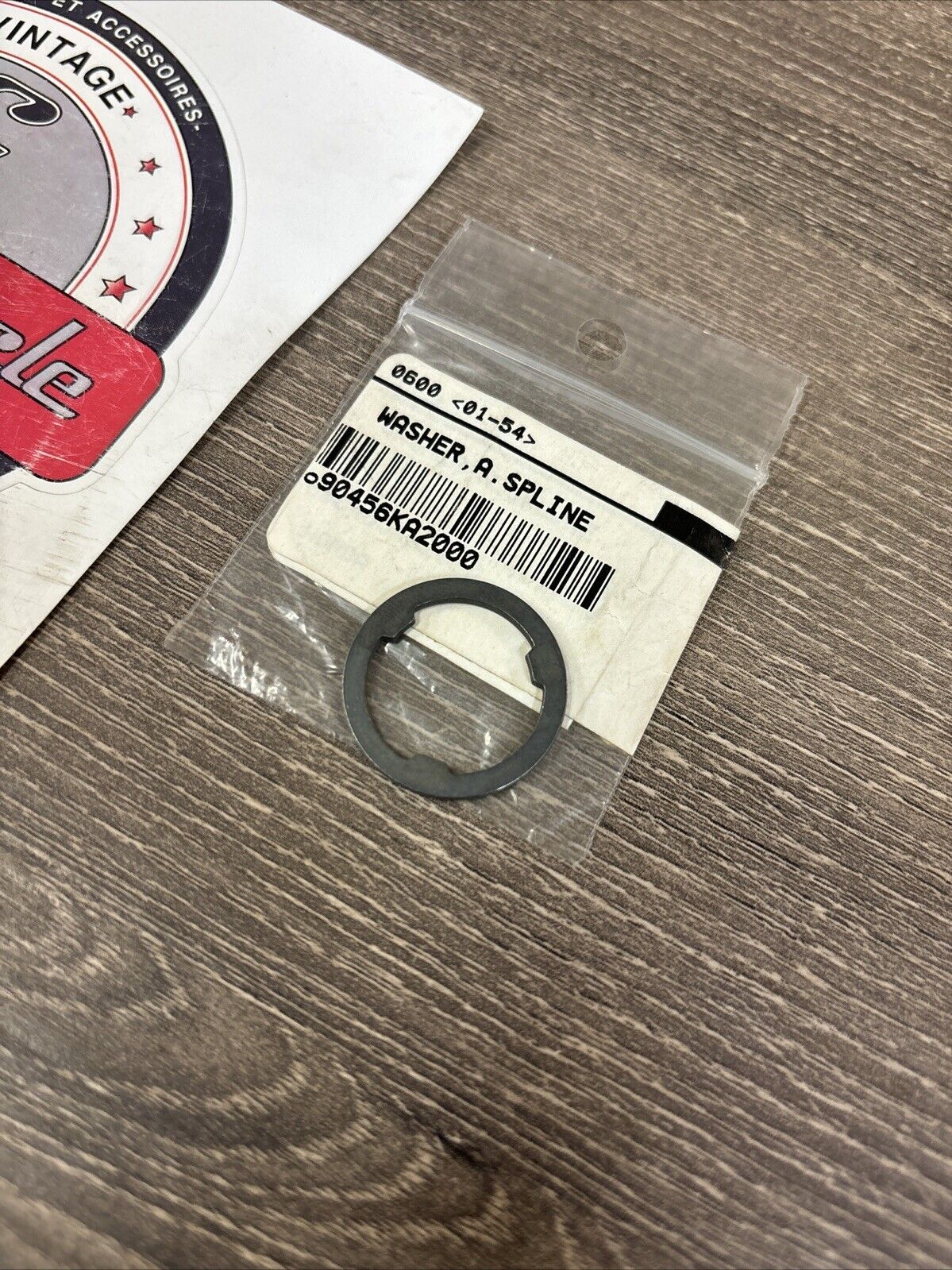 NOS Honda TLR200 XR200 R SPLINE WASHER A 20MM 90456-KA2-000 H134