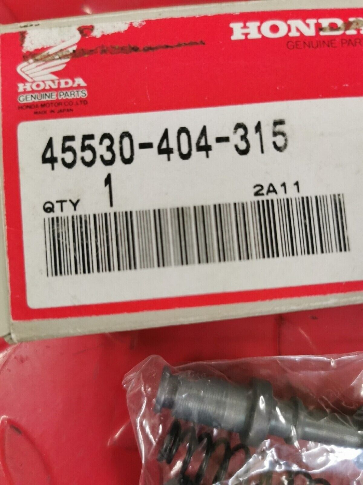 NOS HONDA CB750A CB400A CX500 1977 1978  MASTER CYLINDER 45530-404-315  H39