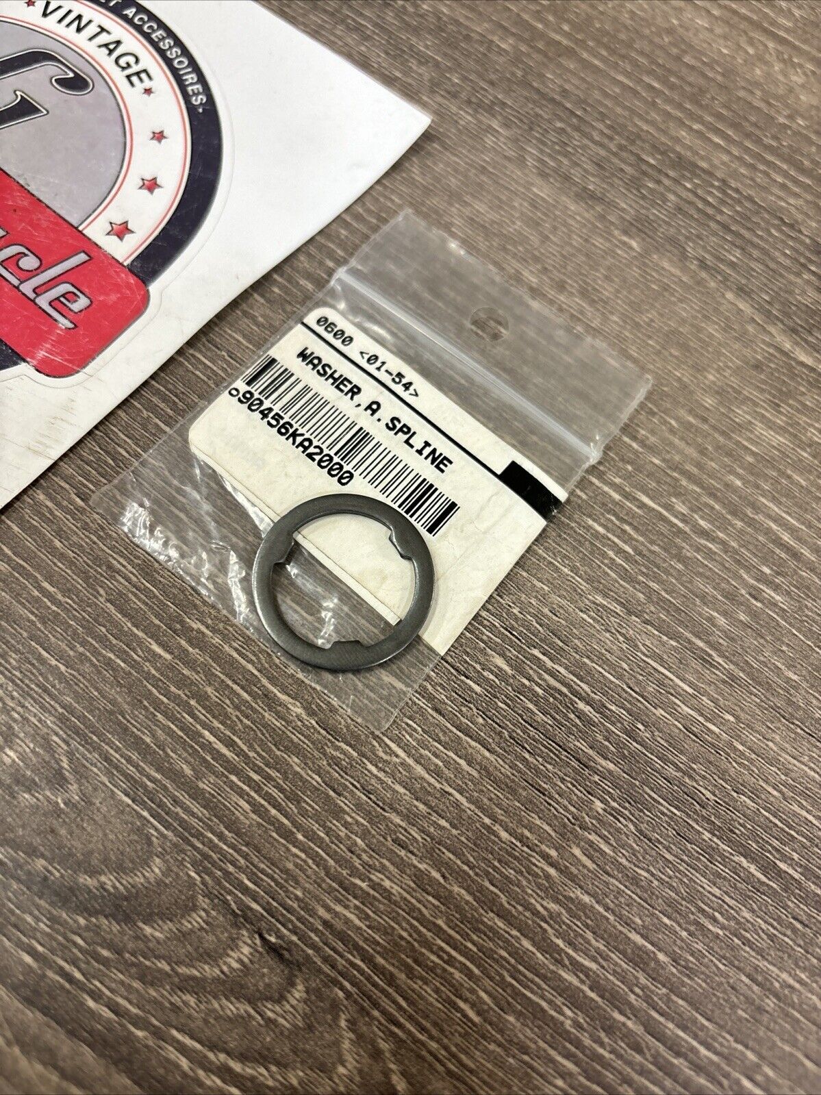 NOS Honda TLR200 XR200 R SPLINE WASHER A 20MM 90456-KA2-000 H134