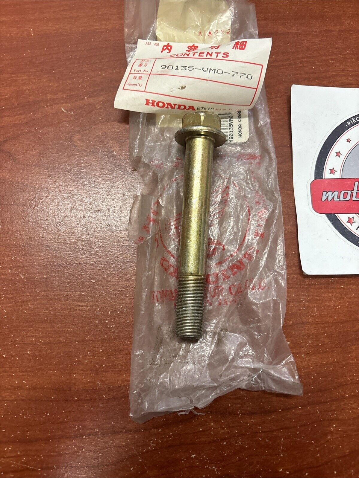 NOS Honda 1985 FL350R FLANGE BOLT 16X110 90135-VM0-770 H141
