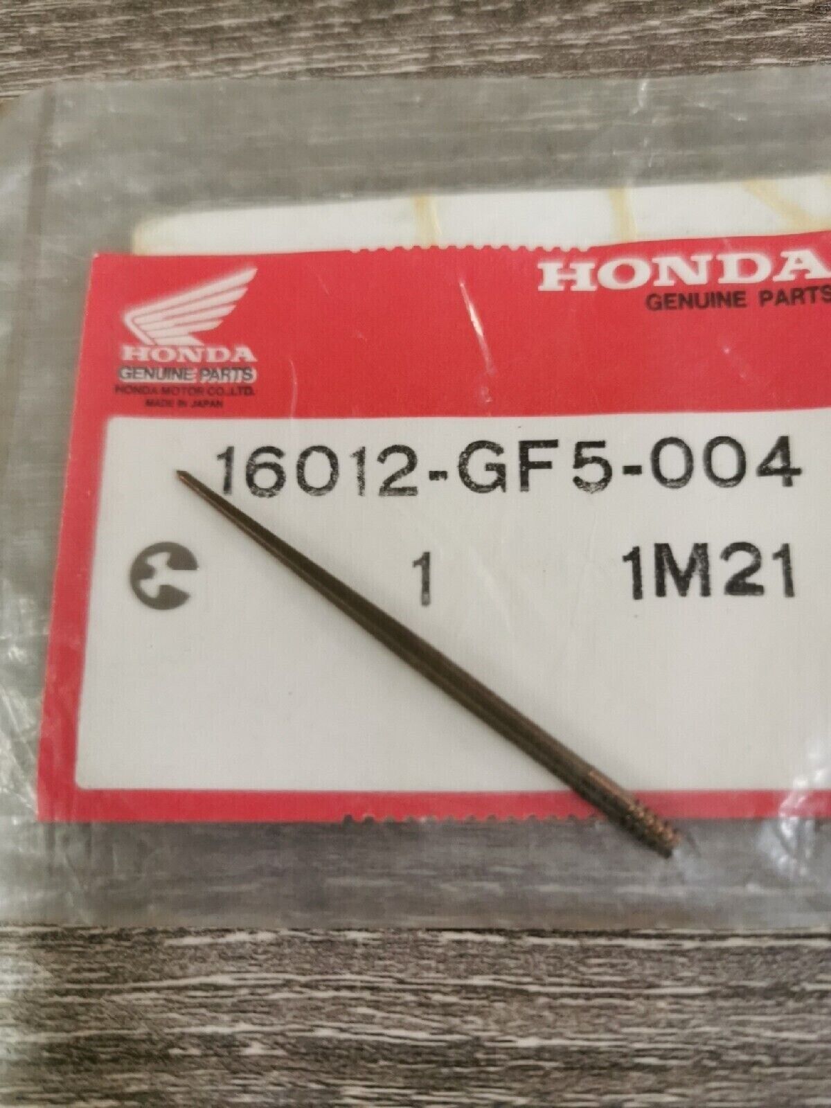 NOS HONDA CR60R 1984 NEEDLE SET JET 16012-GF5-004 H44