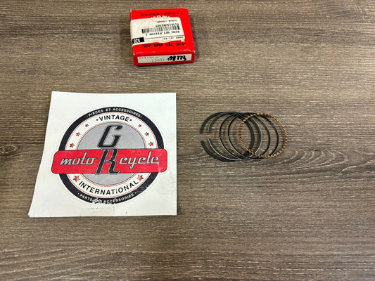 NOS Honda C70 Z C90Z CT70 XR75 PISTON RING SET O/S 0.50 13031-116-004 H136