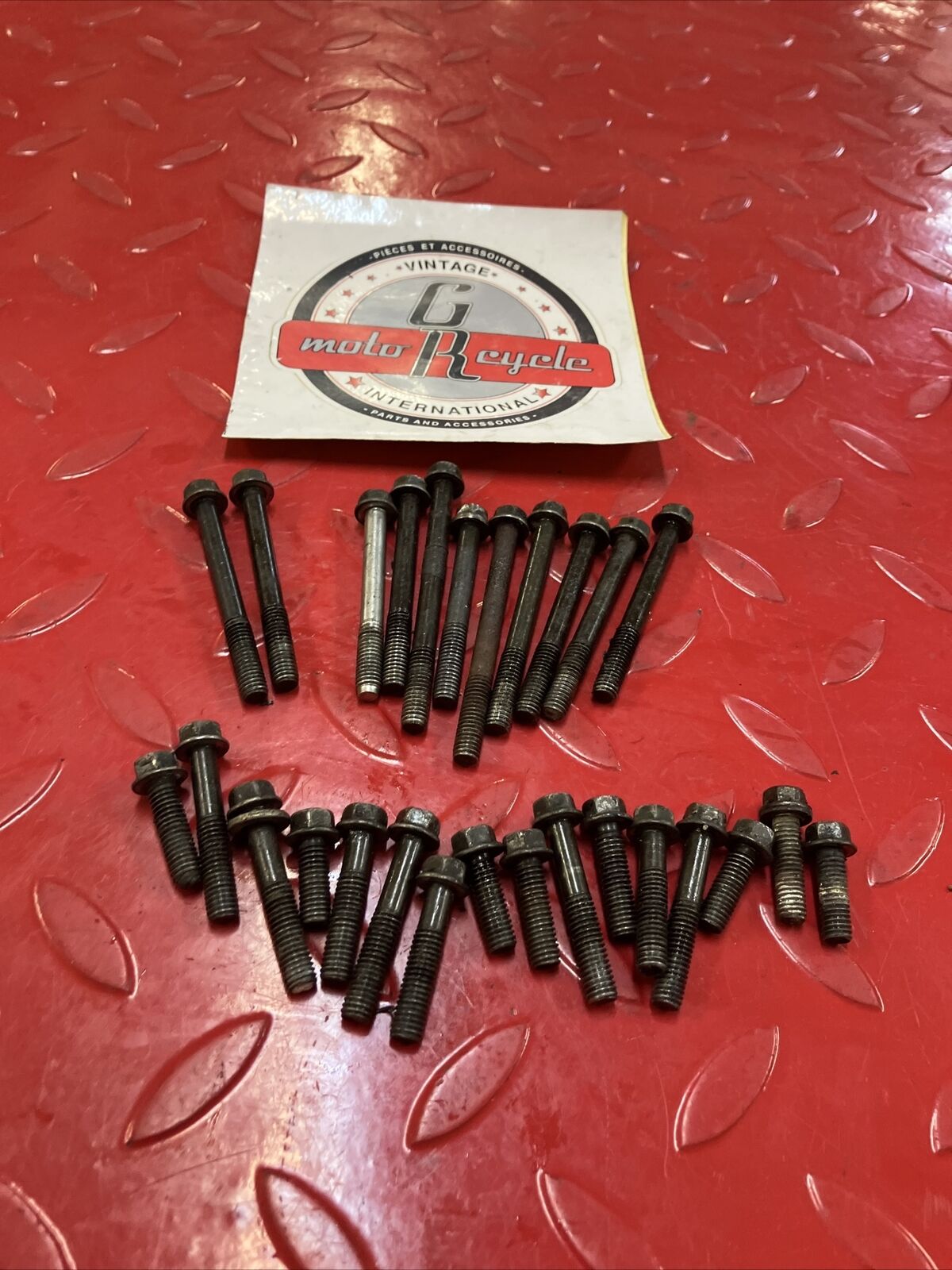 Honda CR80R 1990 engine motor crankcase cover bolt hardware