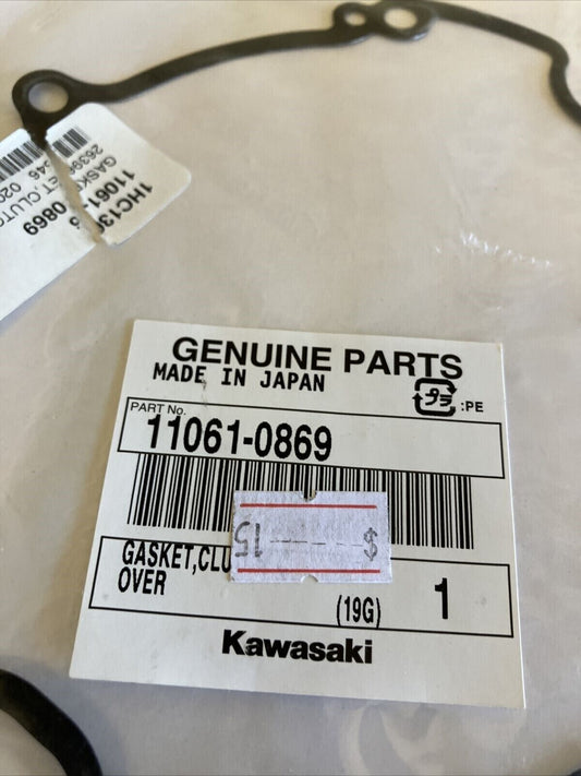NOS Kawasaki KX85 KX100 OUTER CLUTCH COVER GASKET K10