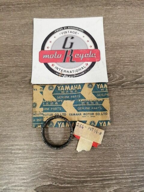 NOS YAMAHA TX650 1970 - 1973 XS1 XS1B GASKET MUFFLER JOINT 256-14714-00-00 Y156