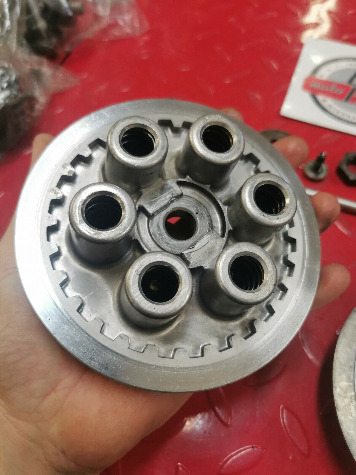 Honda MR250 1976 clutch hub pressure plate MT250 CR250M 22120-357-020