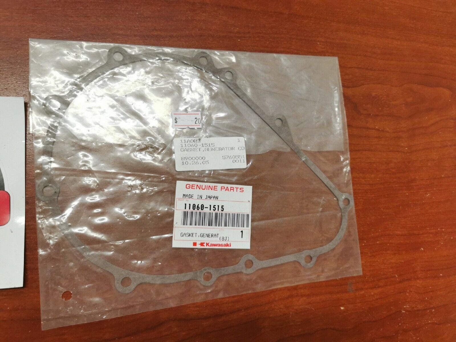 NOS Kawasaki Z440 GASKET  GENERATOR COVER 11060-1515 K2