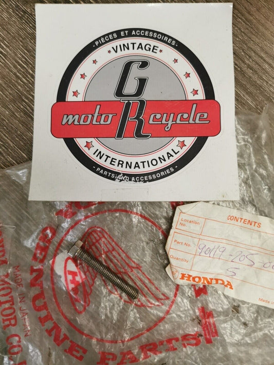 NOS HONDA CHAIN ADJUSTER BOLT  90119-205-000 H59