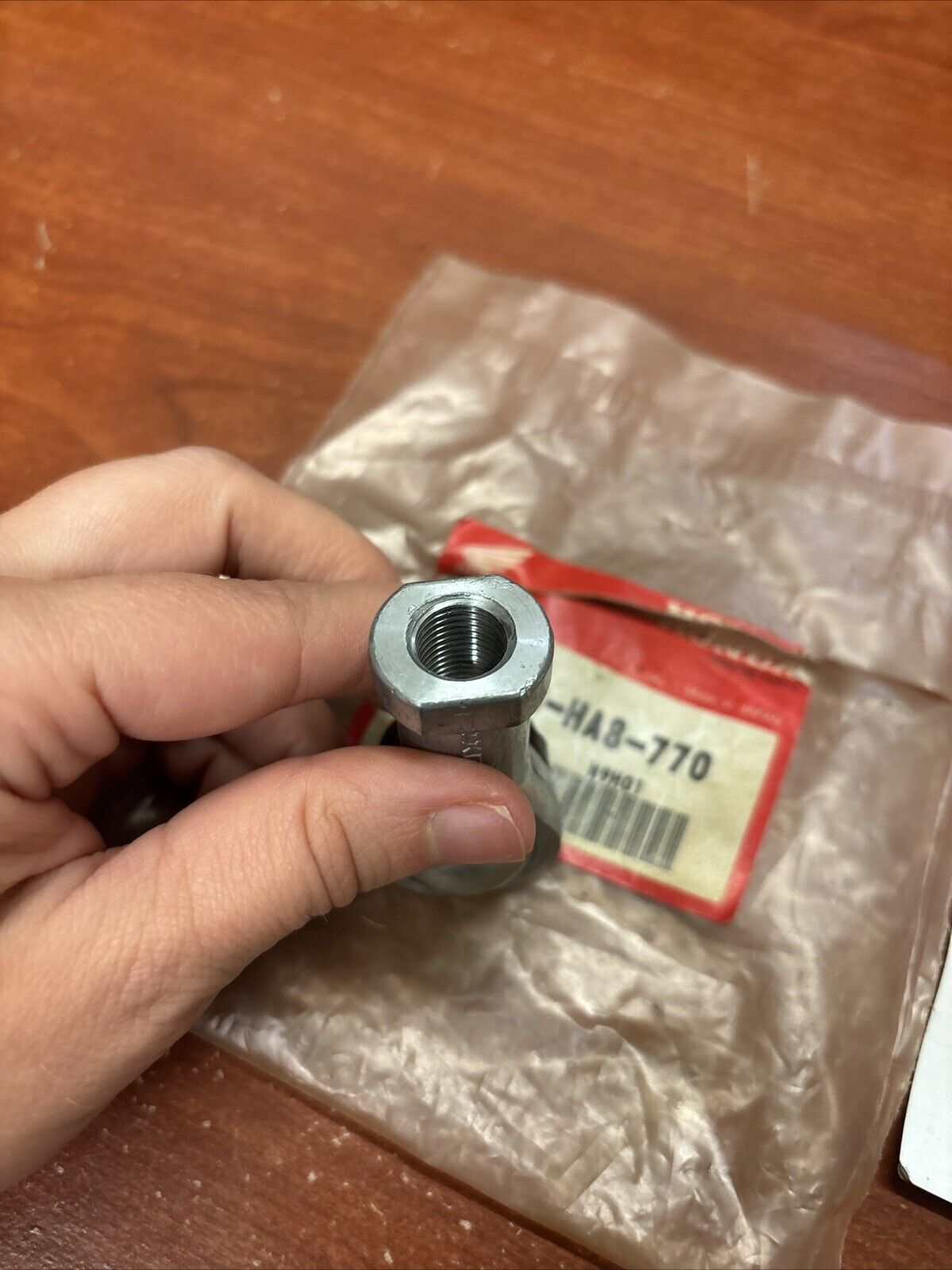 NOS Honda 1987 TRX250 JOINT BALL LEFT HAND THREAD 53158-HA8-770 H145