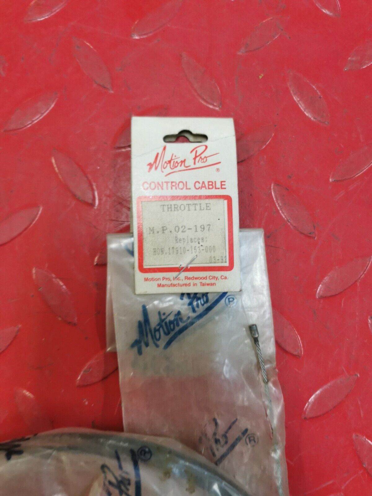 NOS MOTION PRO Honda 1979 - 82 XR80 77 78 XR75 CABLE THROTTLE 17910-153-000 H30