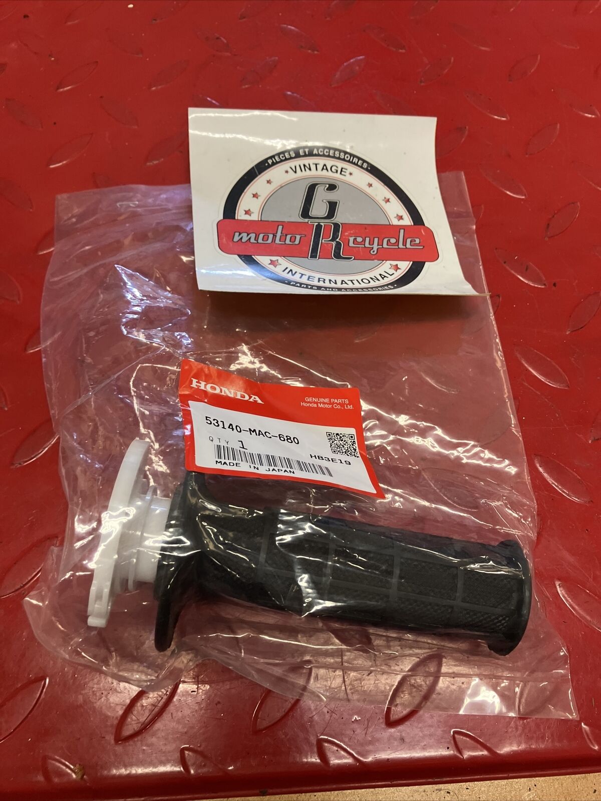 NEW HONDA CR125R CR250R CR500R THROTTLE TUBE GRIP 53140-MAC-680 H100